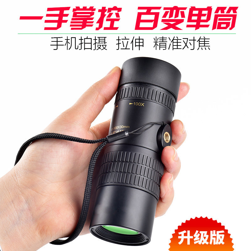 Monocular 8-24 high magnification high-definition low-light night vision mobile phone camera mini monocular change