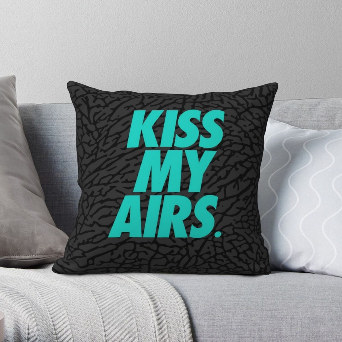 Cross-border Amazon simple linen pillow cover Nordic car sofa cushion cover pillow printing logo wholesale