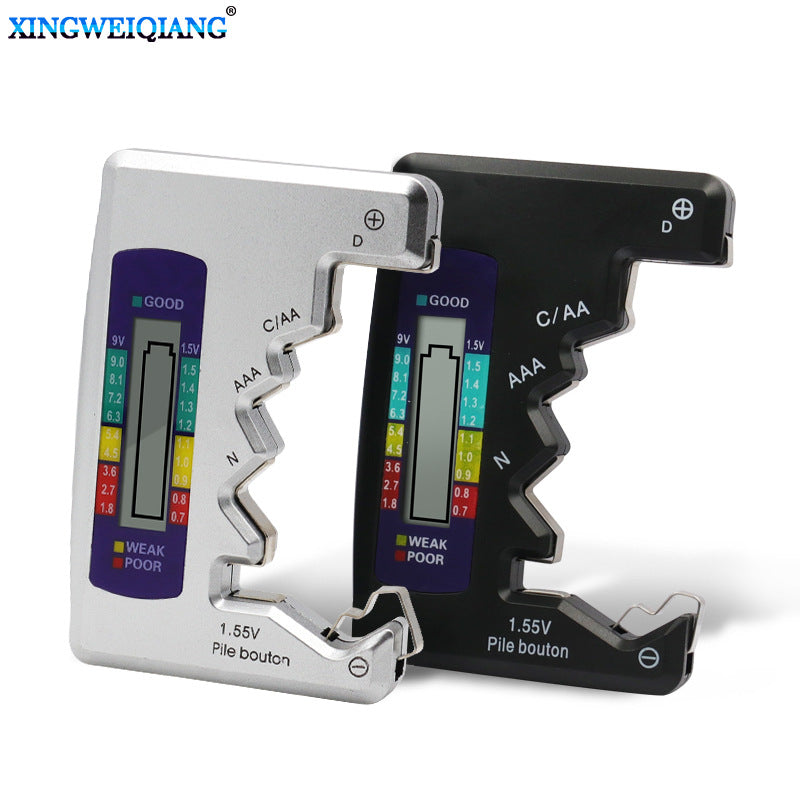 Wholesale battery tester Digital display battery power detector No. 5 No. 7 battery 9V battery power detector