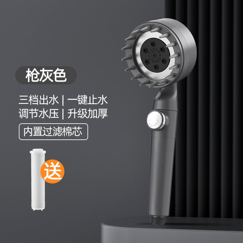 Dai spray powerful supercharged shower head bathroom bath filter shower head spray bath shower head shower set