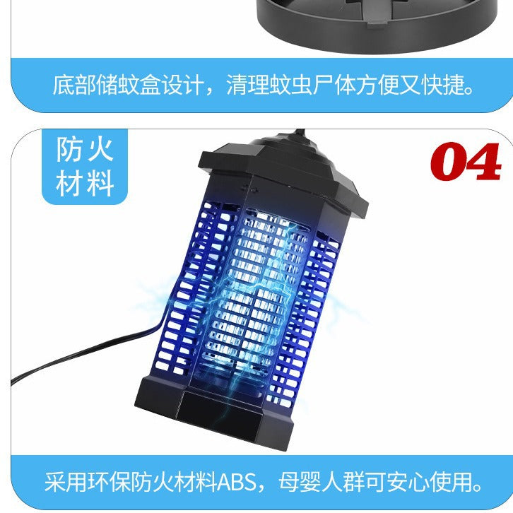 New outdoor 18W high voltage mosquito killer lamp fly killer indoor and outdoor purple light mosquito trap EPA certified