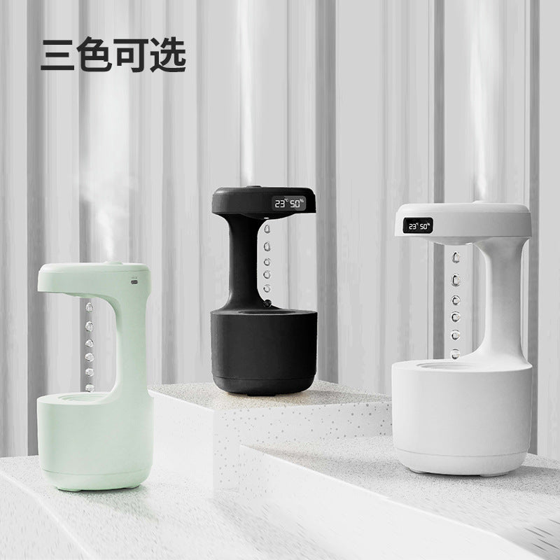 Anti-gravity humidifier household small lamp water droplet backflow anti-dry burning wholesale cross-border silent large fog volume atmosphere lamp