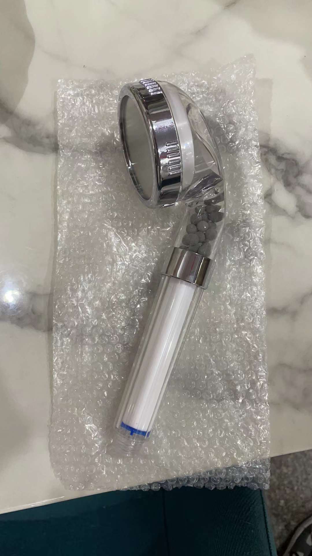Negative ion booster shower head water saving hand-held spa shower head negative ion shower head