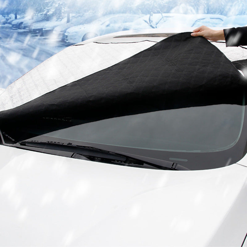 car orange reflective strip snow shield front windshield cover sunshade sunshade winter sunshade