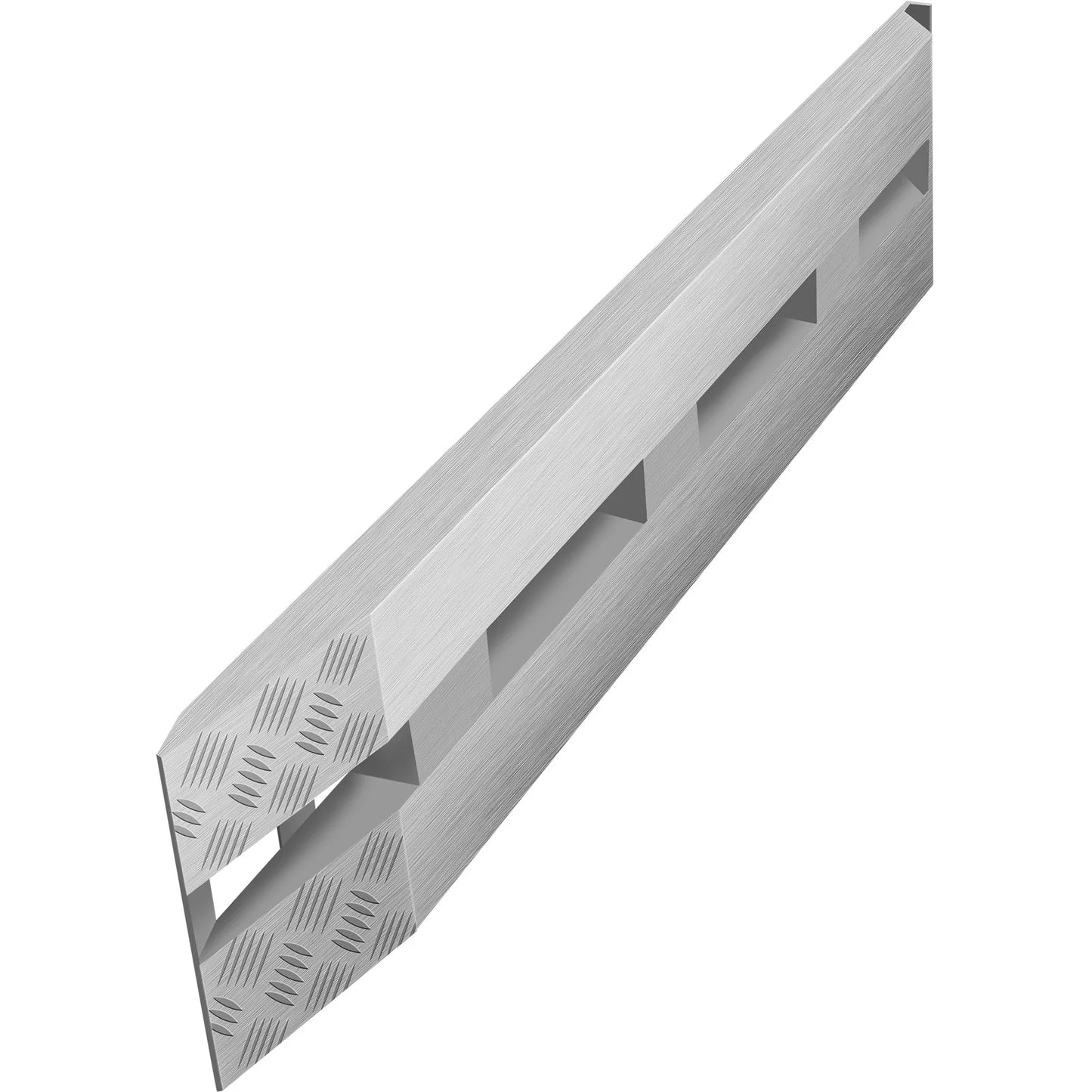 VEVOR 60'' X 12'' X 2.5''Aluminum Trailer Ramps 6000LBS Total Beavertail Hook End 1 Pair 2 Ramps