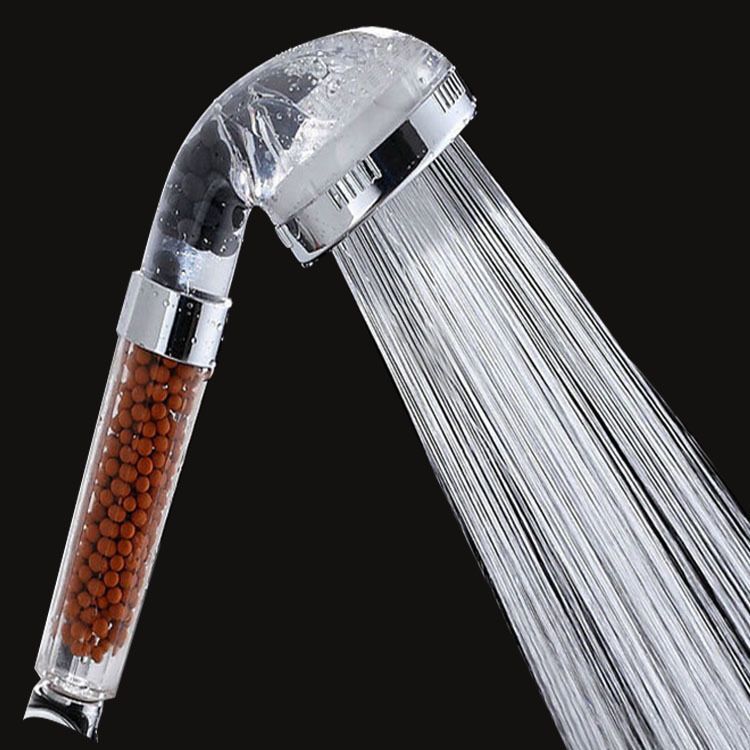 Negative ion booster shower head water saving hand-held spa shower head negative ion shower head