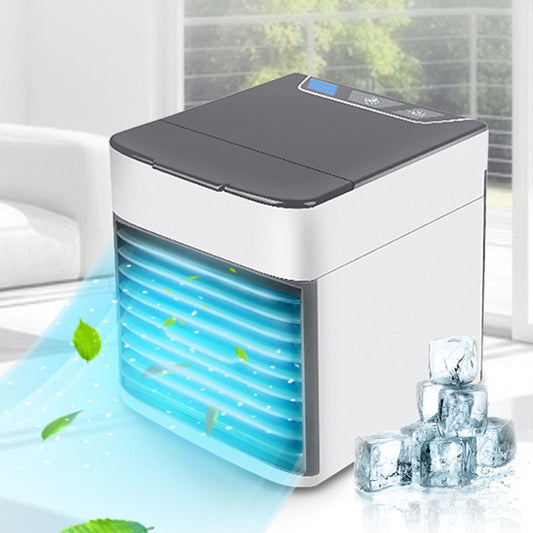 New Mini Refrigeration Air Conditioning Fan Home Desktop Small Spray Air Cooler USB Portable Mobile Cooling Fan