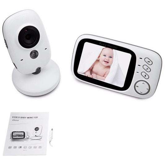 VB603 baby care device 3.2 inch wireless baby monitor, two-way intercom with night vision, temperature measurement