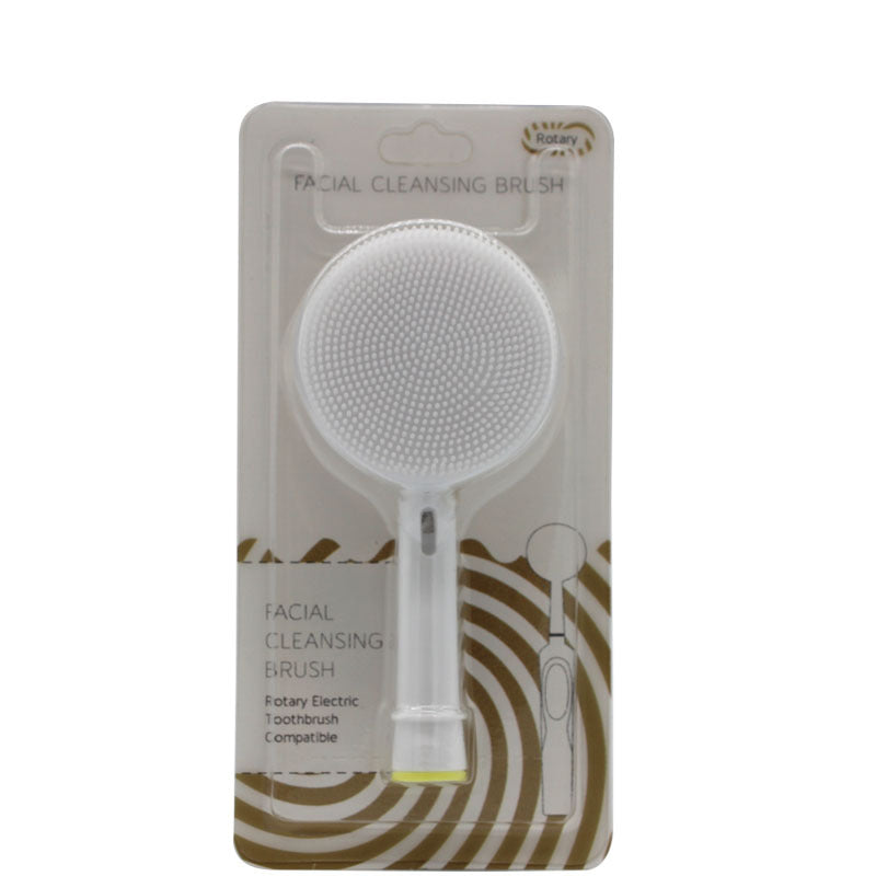 Cleansing brush head cross-border Amazon silicone face wash artifact portable electric toothbrush replacement brush head wash brush head