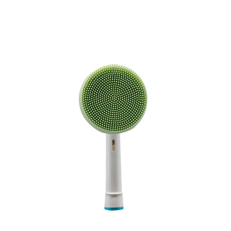 Cleansing brush head cross-border Amazon silicone face wash artifact portable electric toothbrush replacement brush head wash brush head