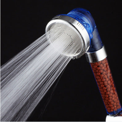 Negative ion booster shower head water saving hand-held spa shower head negative ion shower head