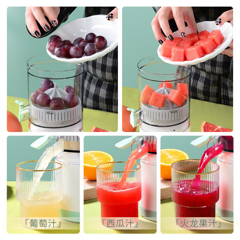 New electric orange squeezer portable juicer wireless small juicer fruit cooking machine juice separation