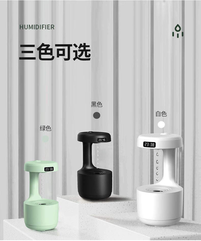 Anti-gravity humidifier household small lamp water droplet backflow anti-dry burning wholesale cross-border silent large fog volume atmosphere lamp