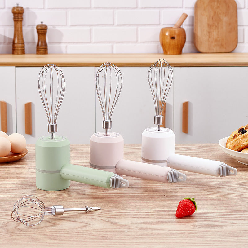 Wireless egg beater two-in-one auxiliary food machine baking small mini mixer automatic egg beater cream sender