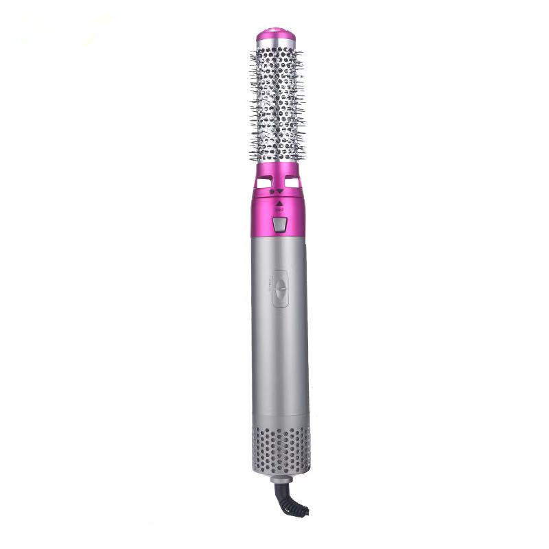 Amazon cross-border curling stick five-in-one hot air comb hair comb curler straight hair comb hair dryer automatic hair absorption