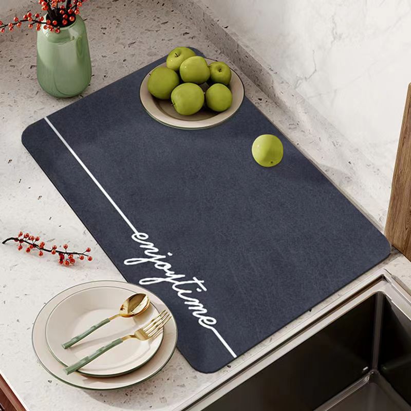 Nordic minimalist style desktop coffee table heat insulation anti-slip mat household technology cloth absorbent mat restaurant kitchen drain mat