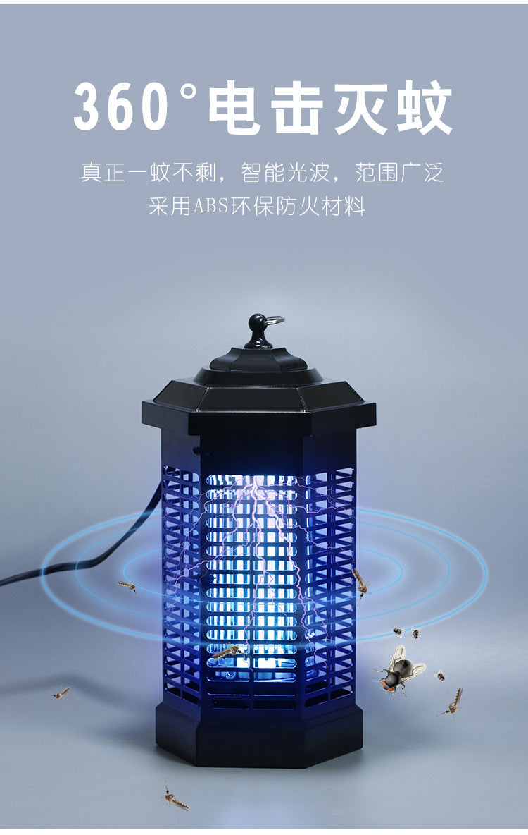 New outdoor 18W high voltage mosquito killer lamp fly killer indoor and outdoor purple light mosquito trap EPA certified