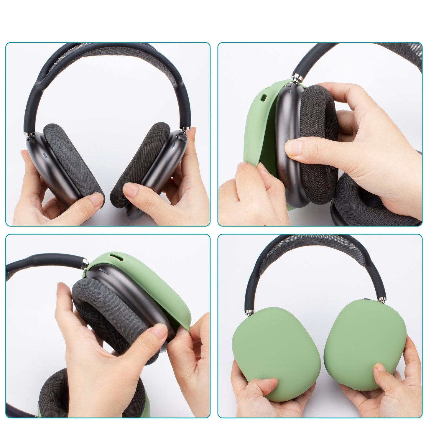 Suitable for Apple Airpods Max headphone protective cover Apple head-mounted silicone anti-collision headphone case