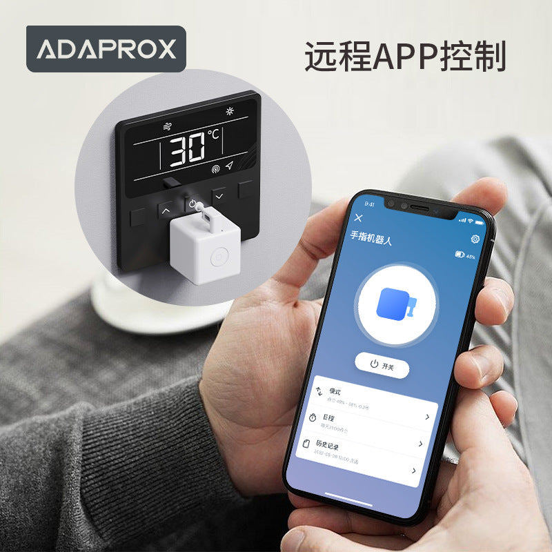 Support Tuya smart bluetooth finger robot second generation app remote timing voice control adaprox