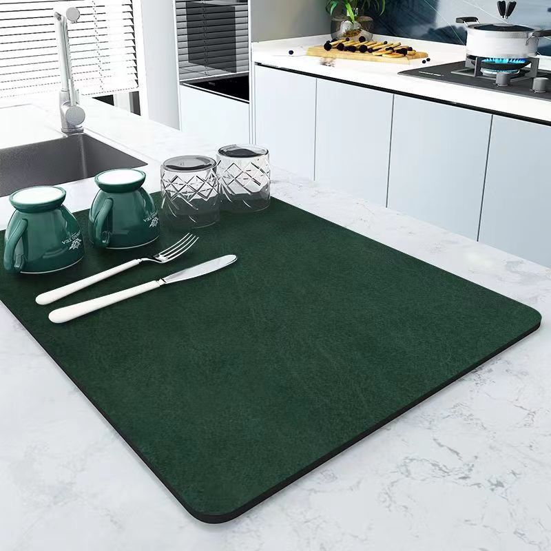 Nordic minimalist style desktop coffee table heat insulation anti-slip mat household technology cloth absorbent mat restaurant kitchen drain mat