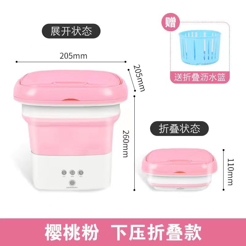 Foldable Laundry Portable Small Washing Socks Lingerie Special Mini Baby Dorm Washing Machine