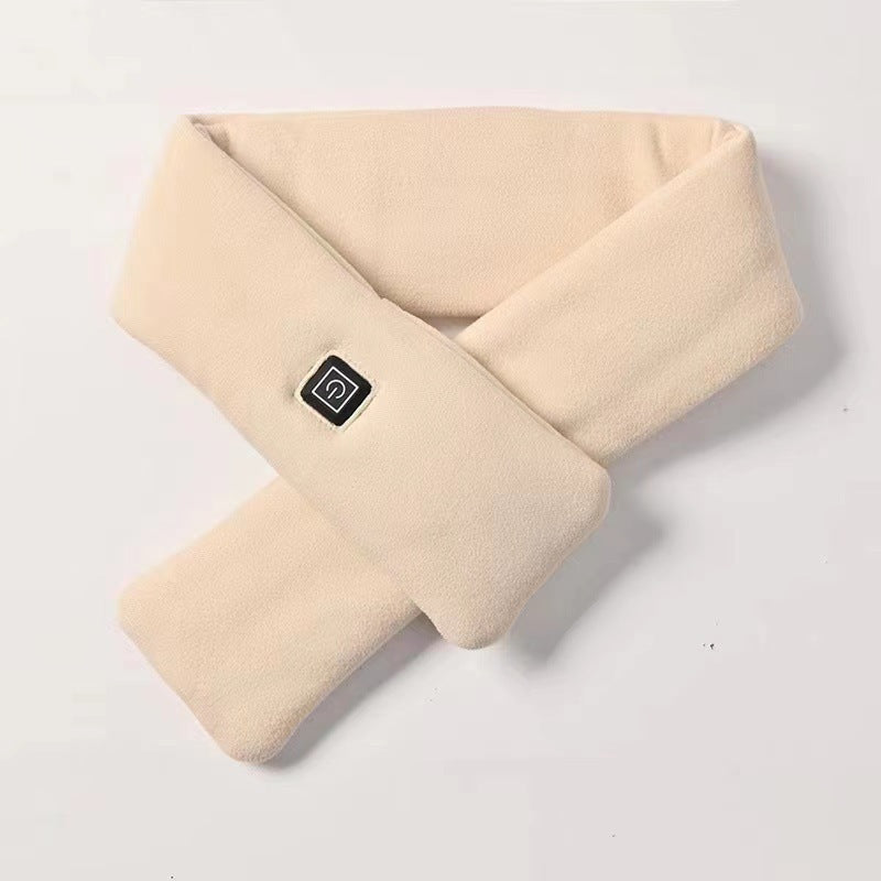 New electric heating scarf smart charging heating scarf winter electric heating men's and women's scarf heating shoulder pads and neck warmer artifact