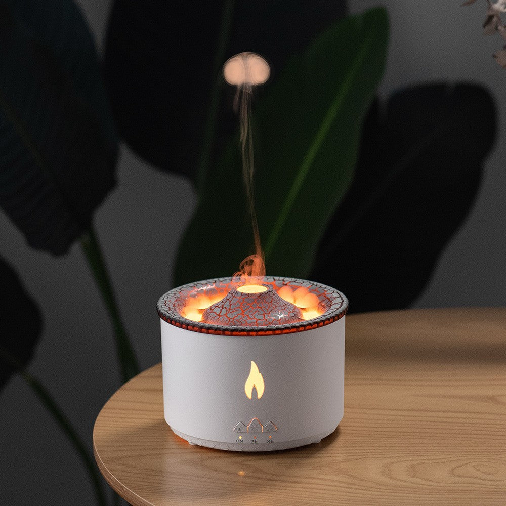 Cross-border simulated flame aromatherapy machine humidifier household essential oil aromatherapy diffuser wholesale