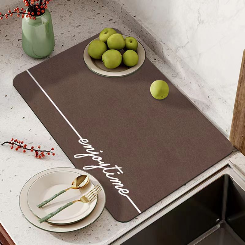 Nordic minimalist style desktop coffee table heat insulation anti-slip mat household technology cloth absorbent mat restaurant kitchen drain mat