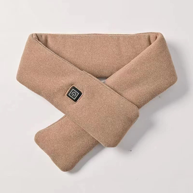 New electric heating scarf smart charging heating scarf winter electric heating men's and women's scarf heating shoulder pads and neck warmer artifact