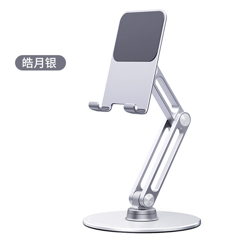 Aluminum Alloy Mobile Phone Tablet Bracket Foldable Lazy People Live Bracket Tablet Phone Desktop Bracket