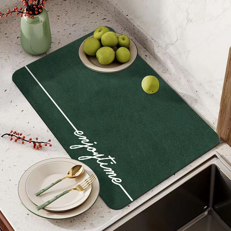 Nordic minimalist style desktop coffee table heat insulation anti-slip mat household technology cloth absorbent mat restaurant kitchen drain mat