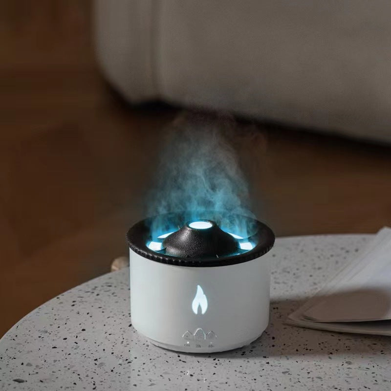 Cross-border simulated flame aromatherapy machine humidifier household essential oil aromatherapy diffuser wholesale