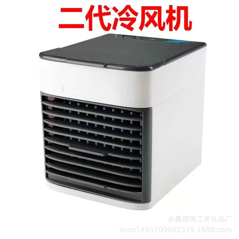 New Mini Refrigeration Air Conditioning Fan Home Desktop Small Spray Air Cooler USB Portable Mobile Cooling Fan