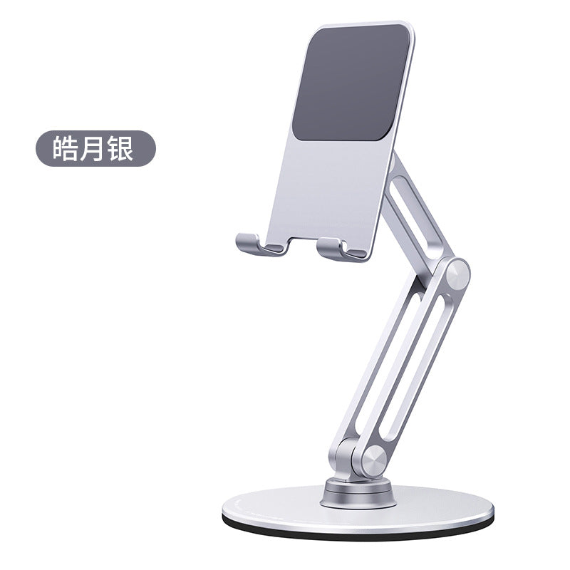 Aluminum Alloy Mobile Phone Tablet Bracket Foldable Lazy People Live Bracket Tablet Phone Desktop Bracket